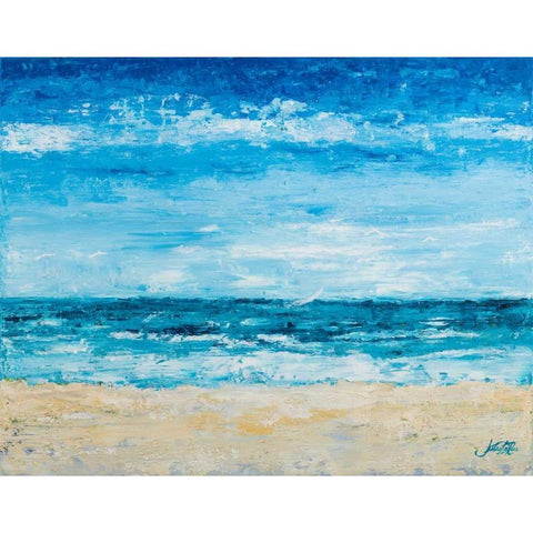 Crashing Waves Black Modern Wood Framed Art Print by DeRice, Julie