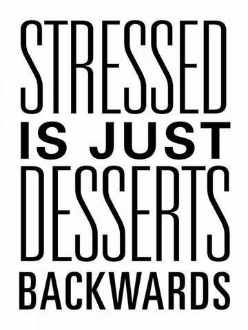 Weekend Desserts II White Modern Wood Framed Art Print with Double Matting by SD Graphics Studio