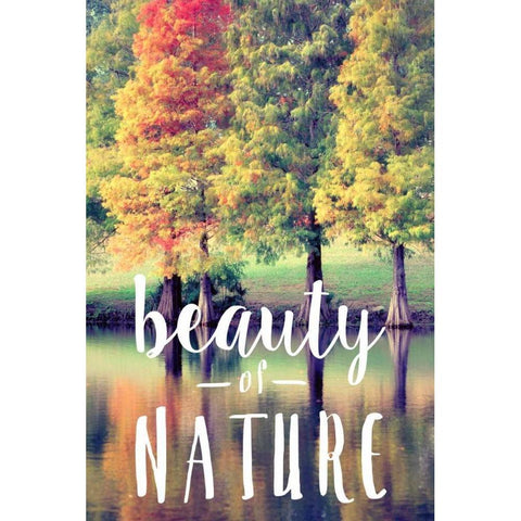 Beauty Of Nature Gold Ornate Wood Framed Art Print with Double Matting by Peck, Gail