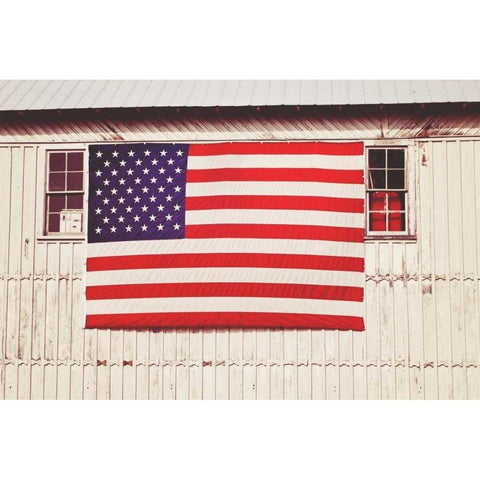 American Barn Black Modern Wood Framed Art Print by Peck, Gail