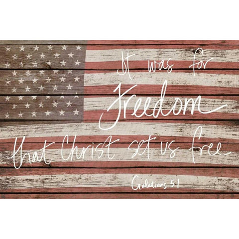 Freedom Black Modern Wood Framed Art Print by Peck, Gail