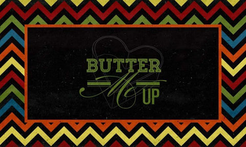 Butter Me Up Black Ornate Wood Framed Art Print with Double Matting by Studio, Sd Graphics