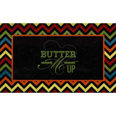 Butter Me Up White Modern Wood Framed Art Print by Studio, Sd Graphics