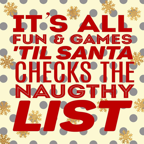 Fun and Games White Modern Wood Framed Art Print with Double Matting by SD Graphics Studio