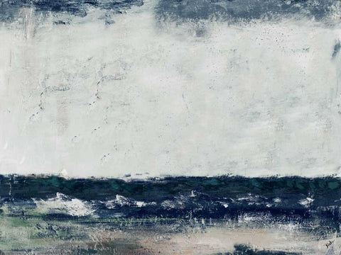 Cape Cod Impressions White Modern Wood Framed Art Print with Double Matting by Pinto, Patricia