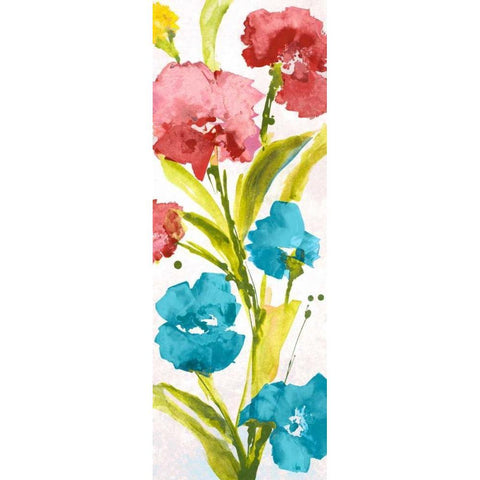 Povat Multicolor I Gold Ornate Wood Framed Art Print with Double Matting by Loreth, Lanie