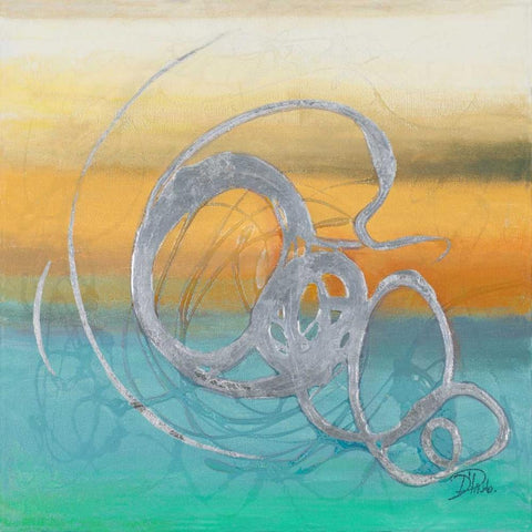 Runaway I White Modern Wood Framed Art Print by Pinto, Patricia