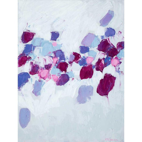 Amoebic Flow I Gold Ornate Wood Framed Art Print with Double Matting by Coolick, Ann Marie