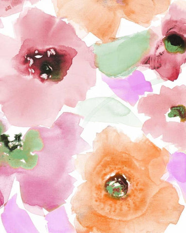 Subtle Belle Lumiere II Black Ornate Wood Framed Art Print with Double Matting by Loreth, Lanie