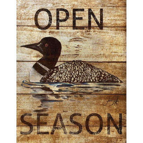 Time to Hunt I Black Modern Wood Framed Art Print by DeRice, Julie