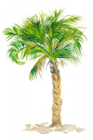 Palm Days VIII Black Ornate Wood Framed Art Print with Double Matting by DeRice, Julie