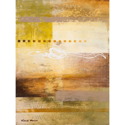 Warmth Coming Through I Black Modern Wood Framed Art Print with Double Matting by Marcon, Michael
