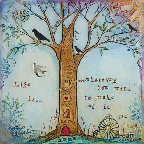 Big Things II White Modern Wood Framed Art Print by Kinnison, Carolyn