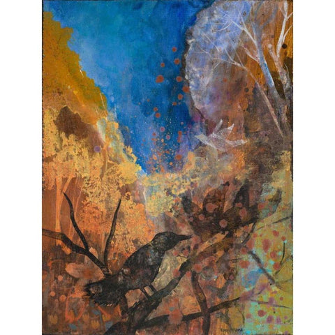 The Guide Gold Ornate Wood Framed Art Print with Double Matting by Maria, Robin