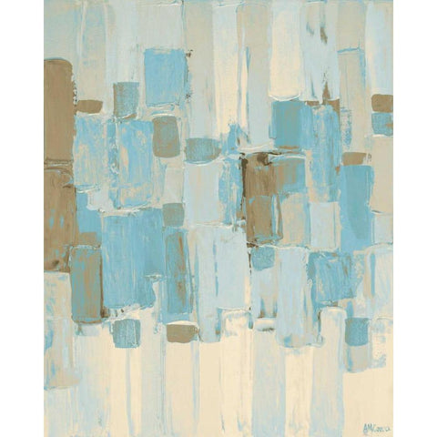 Muted Rhizome II Black Modern Wood Framed Art Print by Coolick, Ann Marie