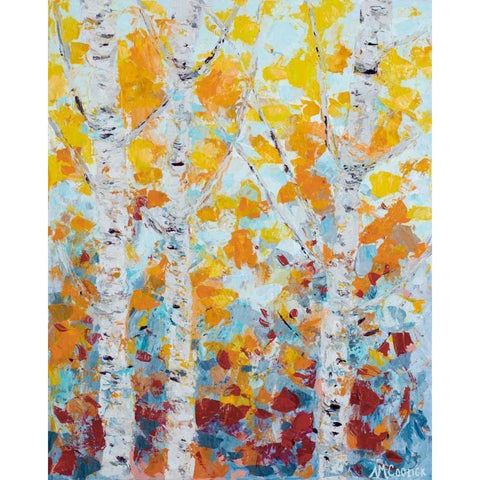 Aspen October I Black Modern Wood Framed Art Print by Coolick, Ann Marie