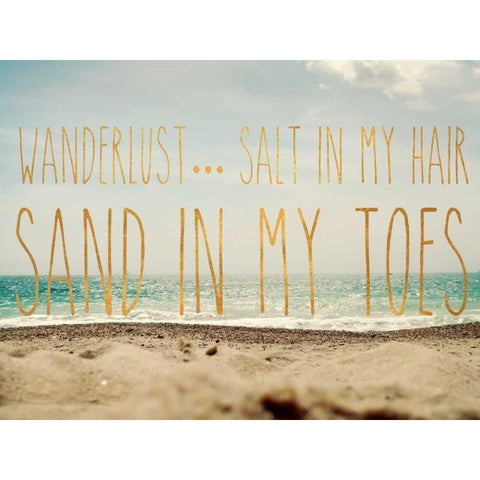Wanderlust Salt White Modern Wood Framed Art Print by Gardner, Sarah