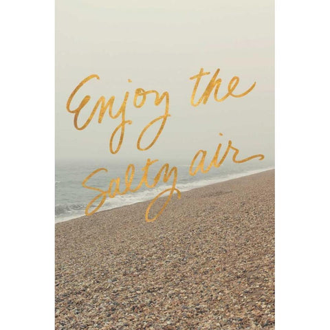 Enjoy the Salty Air Gold Ornate Wood Framed Art Print with Double Matting by Gardner, Sarah