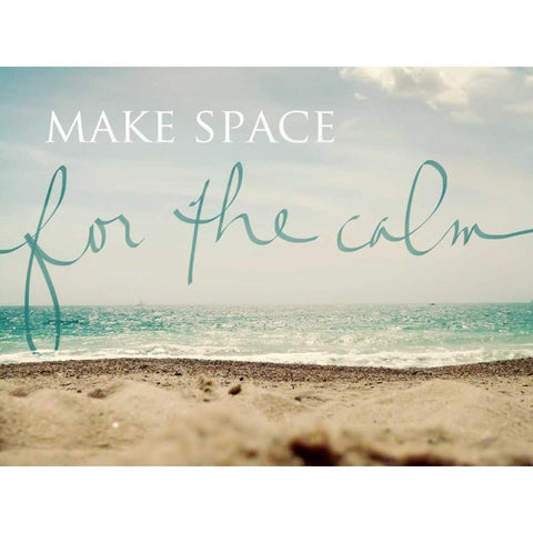 Make Space Black Modern Wood Framed Art Print by Gardner, Sarah