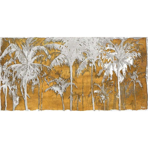 Luxe Palms III Black Modern Wood Framed Art Print by Pinto, Patricia