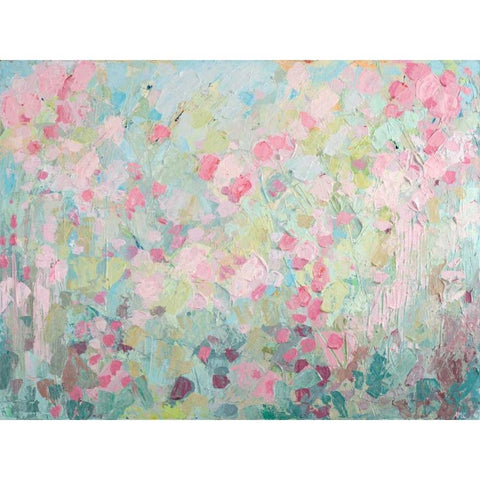 Dancing Sakura Tree Black Modern Wood Framed Art Print with Double Matting by Coolick, Ann Marie