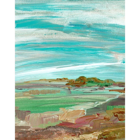My Dream Land I Black Modern Wood Framed Art Print with Double Matting by Maria, Robin