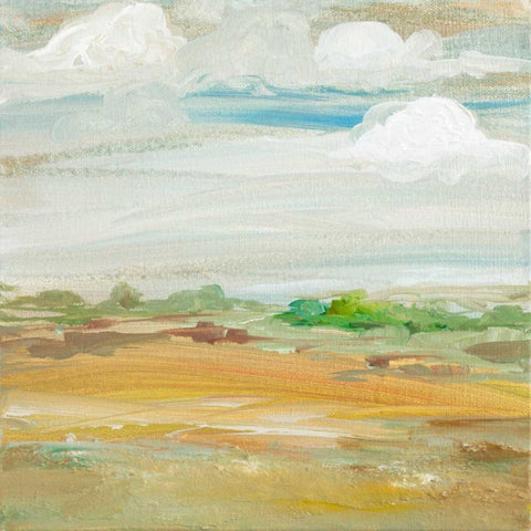 My Land IV Black Modern Wood Framed Art Print with Double Matting by Maria, Robin