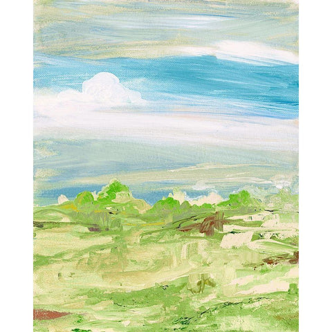 My Dream Land II Black Modern Wood Framed Art Print by Maria, Robin