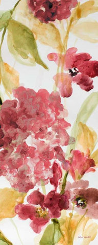 De la Vie II White Modern Wood Framed Art Print with Double Matting by Loreth, Lanie