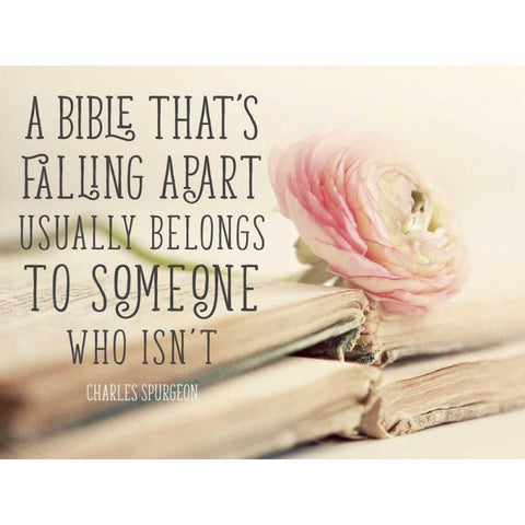 Bible Quote White Modern Wood Framed Art Print by Gardner, Sarah