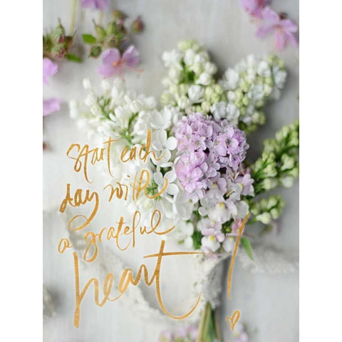 Start Each Day Black Modern Wood Framed Art Print by Gardner, Sarah