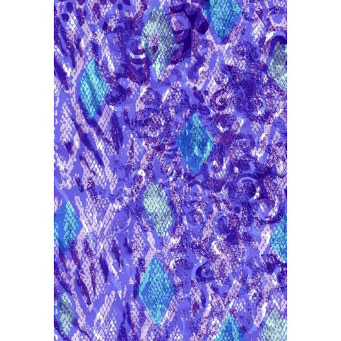 Snake Skin II Black Modern Wood Framed Art Print by Biscardi, Nicholas