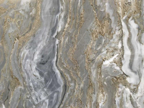 Quartz Top I Black Ornate Wood Framed Art Print with Double Matting by Bryant, Susan