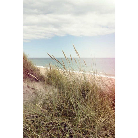 Beach Memories Black Modern Wood Framed Art Print by Gardner, Sarah