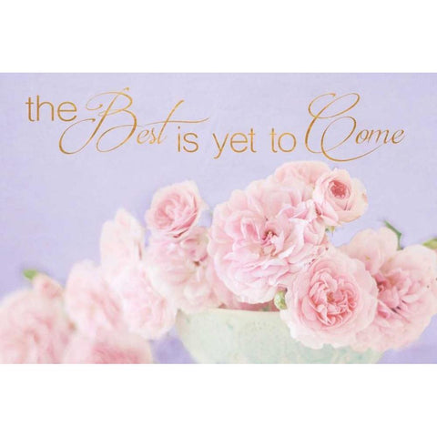 The Best is Yet to Come Black Modern Wood Framed Art Print with Double Matting by Gardner, Sarah