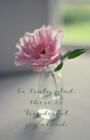 Joy Ahead White Modern Wood Framed Art Print with Double Matting by Gardner, Sarah