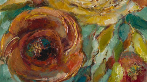 Brown Spring is Nigh Black Ornate Wood Framed Art Print with Double Matting by Loreth, Lanie