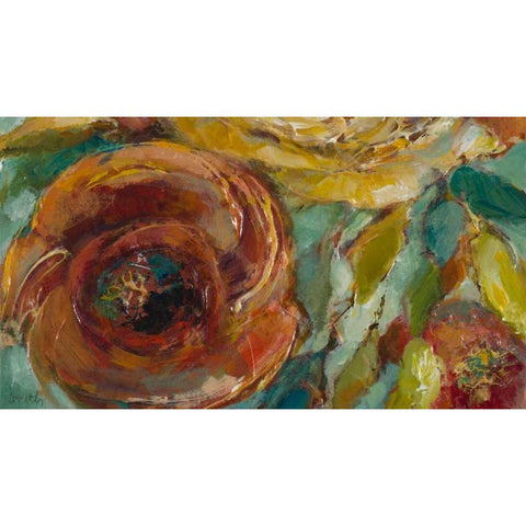 Brown Spring is Nigh Black Modern Wood Framed Art Print with Double Matting by Loreth, Lanie