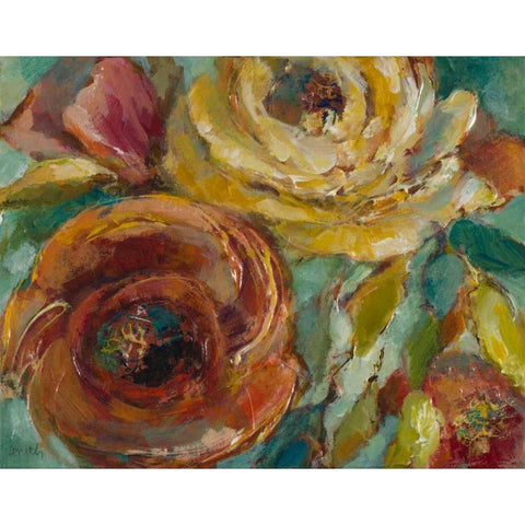 Spring is Nigh Black Modern Wood Framed Art Print with Double Matting by Loreth, Lanie