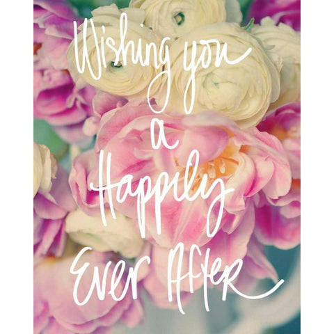 Happily Ever After Black Modern Wood Framed Art Print with Double Matting by Gardner, Sarah