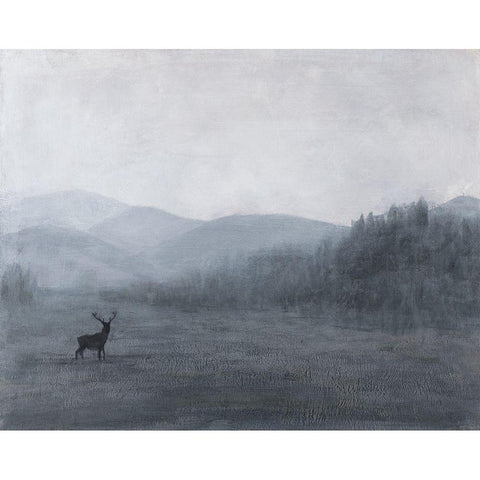 Natures Beauty Black Modern Wood Framed Art Print with Double Matting by Johnson, Walt