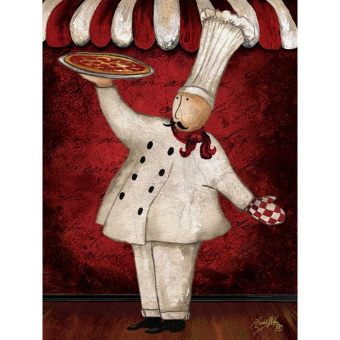 The Gourmets I Gold Ornate Wood Framed Art Print with Double Matting by Medley, Elizabeth