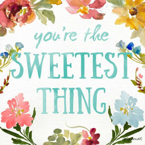 Sweetest To Be I Gold Ornate Wood Framed Art Print with Double Matting by Loreth, Lanie