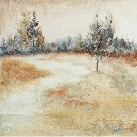 Quiet Forest I Gold Ornate Wood Framed Art Print with Double Matting by Pinto, Patricia