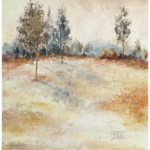 Quiet Forest II White Modern Wood Framed Art Print by Pinto, Patricia