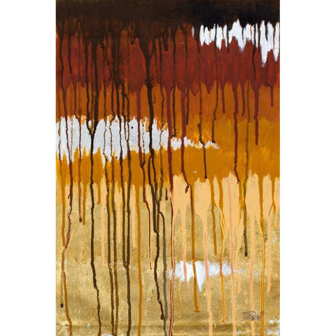 Summer Rain I Black Modern Wood Framed Art Print by Pinto, Patricia