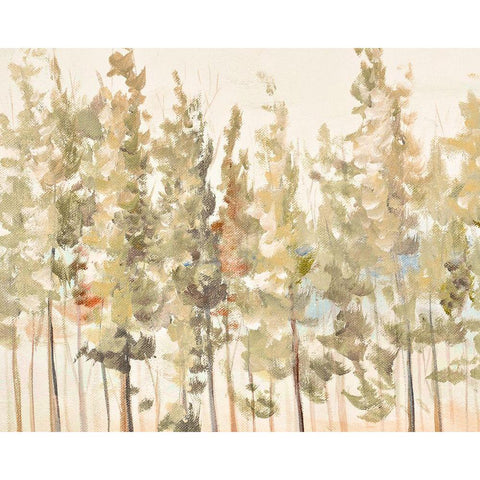 Bosque Verde Brisa I Black Modern Wood Framed Art Print by Pinto, Patricia