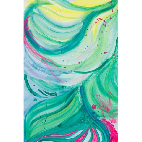 Contempo I Black Modern Wood Framed Art Print by Papa, Kat