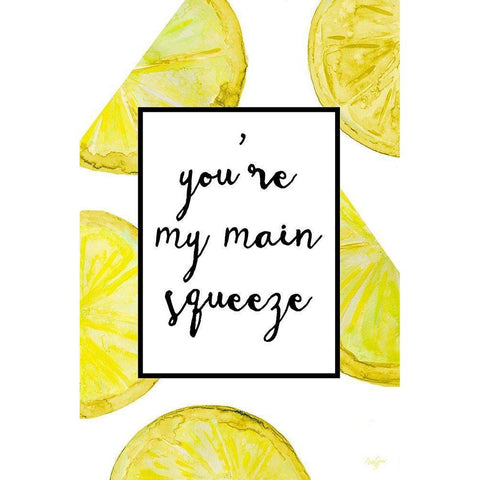 Main Squeeze Gold Ornate Wood Framed Art Print with Double Matting by James, Nola