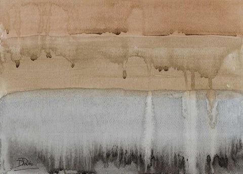 After Rain White Modern Wood Framed Art Print with Double Matting by Pinto, Patricia